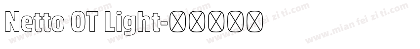 Netto OT Light字体转换